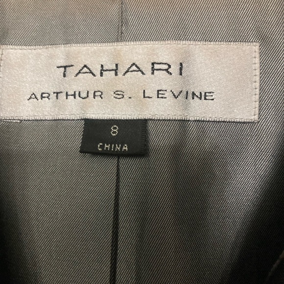 Women's TAHARI BLACK PINSTRIPE Blazer FLAWLESS - Picture 5 of 11